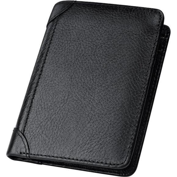 Wallet for Men RFID Blocking Credit Card Holder, Leather Trifold Slim Compact - Picture 1 of 7